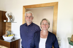 Johann und Martina Techt: Umsteiger von Apfel- auf Holleranbau.