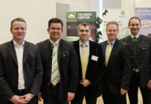 Lohnunternehmer und LTC gemeinsam in Wieselburg V. l. n. r: Stefan Lutzke