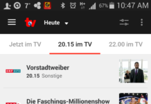 TV-Programm auf dem Handy auswählen Fernsehprogramm per Klick auf dem Handy