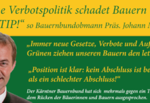 LK-Präsident Mößler: Grüne Verbotspolitik schadet den Bauern