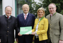 Andreas Khol zu Gast beim Landesbauernrat Bauernbundobmann Hermann Schultes