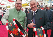 Die größte Rinderschau Hatten die Endverantwortung: Obmann Kaspar Ehammer und GF Christian Straif.