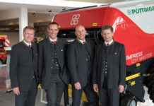 Neues Geschäftsführungsteam bei Pöttinger Landtechnik Das neue Geschäftsführungsteam (v.l.n.r.): Heinz Pöttinger