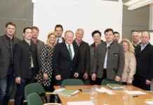 Dorf und Stadt: Lasst uns über die Zukunft sprechen Bauernbundspitze mit Präsident Schultes besprach sich mit Funktionären aus dem Bezirk Amstetten.