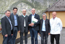 Gesundes Kochen mit regionalen Produkten in Zams (V. l.): Bezirksbauernobmann Elmar Monz