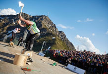 Stihl Timbersports Champions Trophy in St. Johann: Australier Brayden Meyer siegt Schnelle und präzise Axtschläge