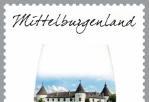 Neue Weinbriefmarke “Blaufränkischland” Die neue Sonderpostmarke rückt den Blaufränkisch in den Mittelpunkt.