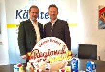 Land muss regionale Lebensmittel im öffentlichen Bereich stärken LK-Präsident Johann Mößler (l.) und LR Christian Benger fordern den Einsatz von mehr regionalen Lebensmitteln in öffentlichen Einrichtungen.