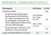 Herbstantrag – Maßnahme “Tierschutz Stallhaltung”