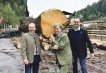 Vom Wald zum begehbaren Schrank Agrarlandesrat Max Hiegelsberger