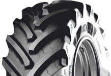 Extra-Large-Reifen mit IF-Technologie BKT zeigt Größe mit dem neuen Agrimax Force IF 800/70 R 42.