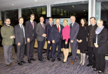 Neue Medien im Fokus beim Leopoldi-Empfang LR Pernkopf und LK-Präsident Schultes im Gespräch mit dem Akademikergruppe-Vorstand