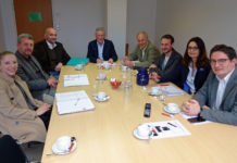 LR Schwärzler: Regionale Lösung für den Schlachthof Dornbirn wurde fixiert LR Erich Schwärzler (4. v. l.)