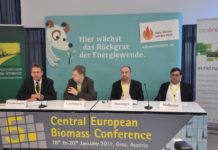 Aktive Waldbewirtschaftung und die Verwendung von Holz ist Klimaschutz Bei der Pressekonferenz (v. l. n. r.): Franz Titschenbacher