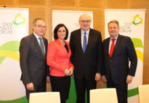 Agrarpolitik will auch in Zukunft eine starke GAP Eröffneten die 64. Wintertagung des Ökosozialen Forums (v. l.): die Präsidenten des Ökosozialen Forums Stephan Pernkopf (Österreich) und Elisabeth Köstinger (Europa)