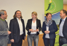 Über die positiven Seiten der Landwirtschaft reden V.l.: Stanek