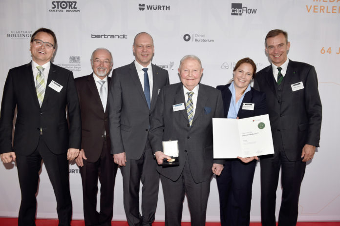 Helmut Claas wurde für seine Innovationsleistung geehrt. Claas