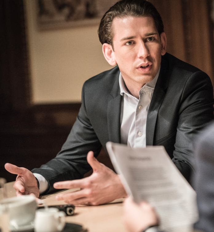 OEVP Spitzenkandidat Kurz