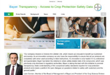 Neue Transparenz-Website von Bayer online