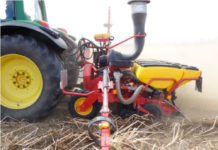 Neueste Einzelkorn-Sätechnik beim 1. Agrana-Feldtag 2018