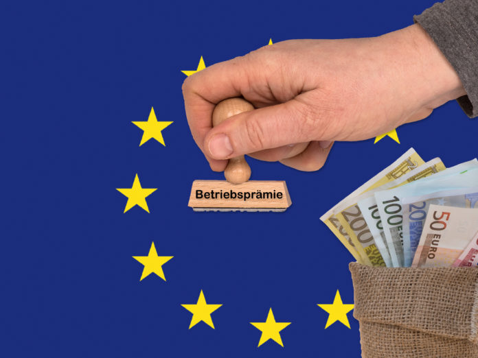 Betriebspraemie Und EU Flagge ID76798(1)