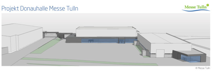 Die neue Donauhalle am Gelände der Messe Tulln Messe Tulln