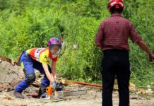 Start in die Forstarbeiter-Weltmeisterschaft