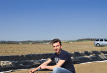 Mit Spargel im Umland von St. Pölten Erster