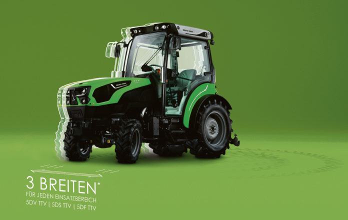 Neue Außenbreiten für stufenlose Spezialtraktoren