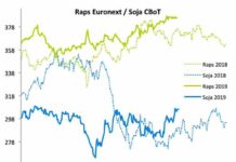 Terminmarkt International – Raps und Weizen verbessert, Mais verhalten