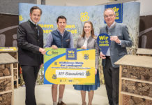 Landjugend gewinnt Bienenhotel-Wette gegen Pernkopf und Schmuckenschlager