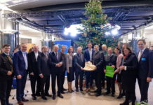 Feierliche Christbaum-Weihe in Brüssel