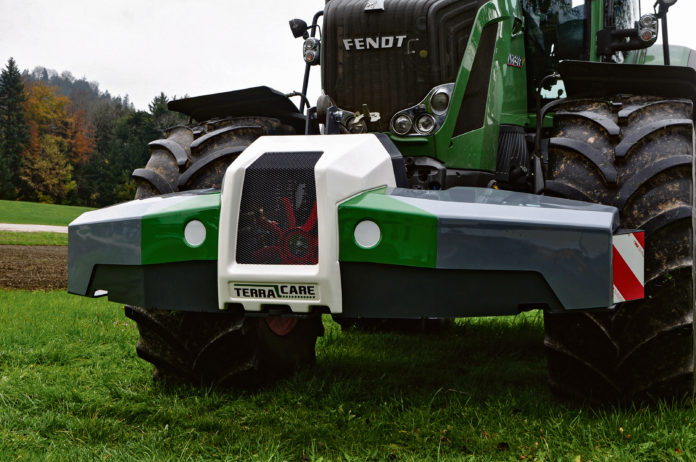 Die farbliche Ausführung des Airpower kann an die Traktorenmarke angepasst werden.