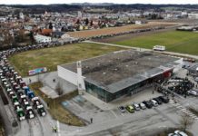 1300 Bauern beteiligten sich an Protestaktion bei SPAR-Filialen in OÖ