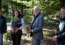 Bundespräsident Van der Bellen und Landwirtschaftsministerin Köstinger besuchen Wald der Zukunft der Bundesforste