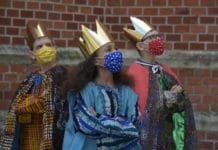 Sternsingen 2021 mit Maske und Abstand