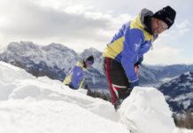 Bergführer unterstützen den Maschinenring-Winterdienst