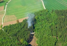 Erhöhte Waldbrandgefahr