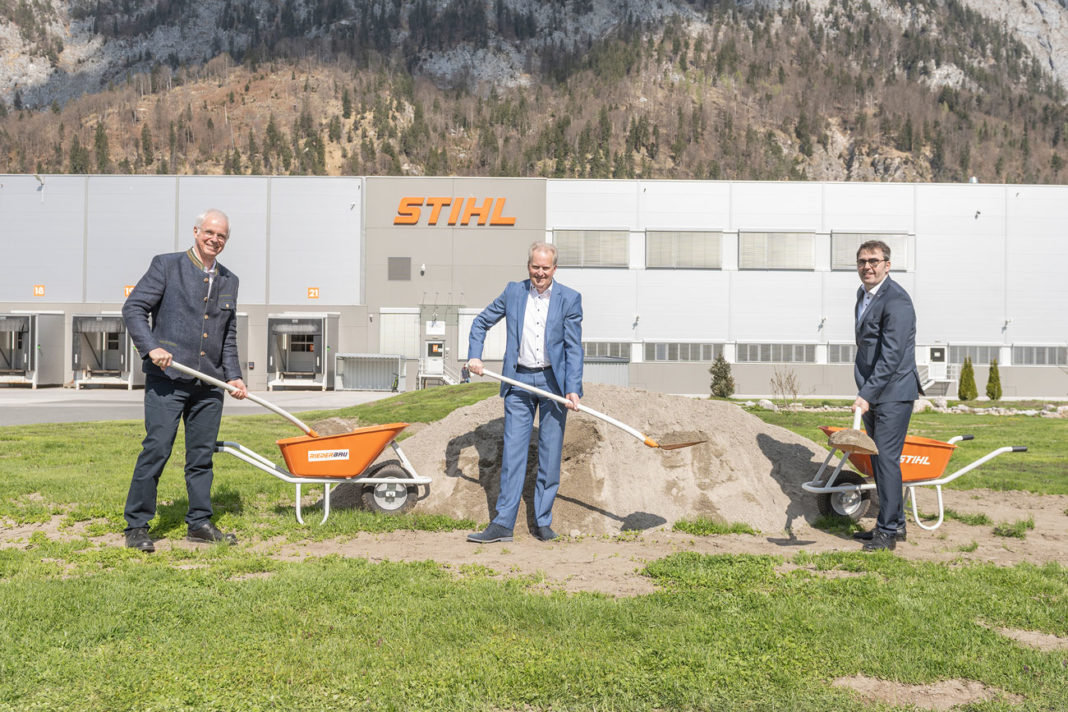 Spatenstich Erweiterungsbau STIHL Tirol