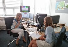 Erstes „Dorfgespräch“ mit der „ORF-Wetterlady“