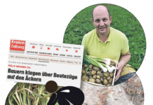 Ein Gemüsefeld ist kein Selbstbedienungsladen