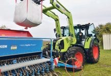 Effizienter Frontladertraktor