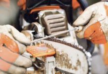 Scharf für mehr Leistung Motorsäge feilen