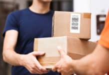 Holzfaser für die Post Paketzustellung