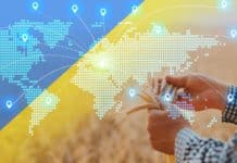 Ukraine-Exporte für Reich und Arm Weltkarte, Ukraine