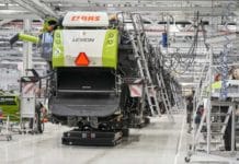 Modernste Mähdreschermontage der Welt nimmt Fahrt auf