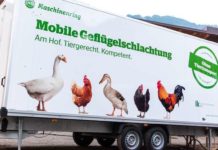 Landesweit mobile Geflügelschlachtung