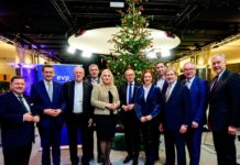 Christbaum-Event in Brüssel