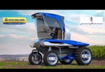 Überzeilentraktor inspiriert von der Form einer Sektflöte