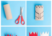 Eine bunte Blumenwiese zum Aufstellen